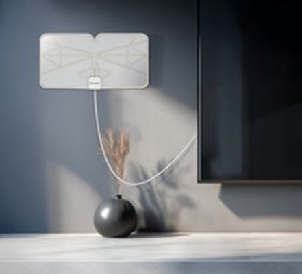 Meliconi 881018 pokojova antena instalace na zeď nebo okno